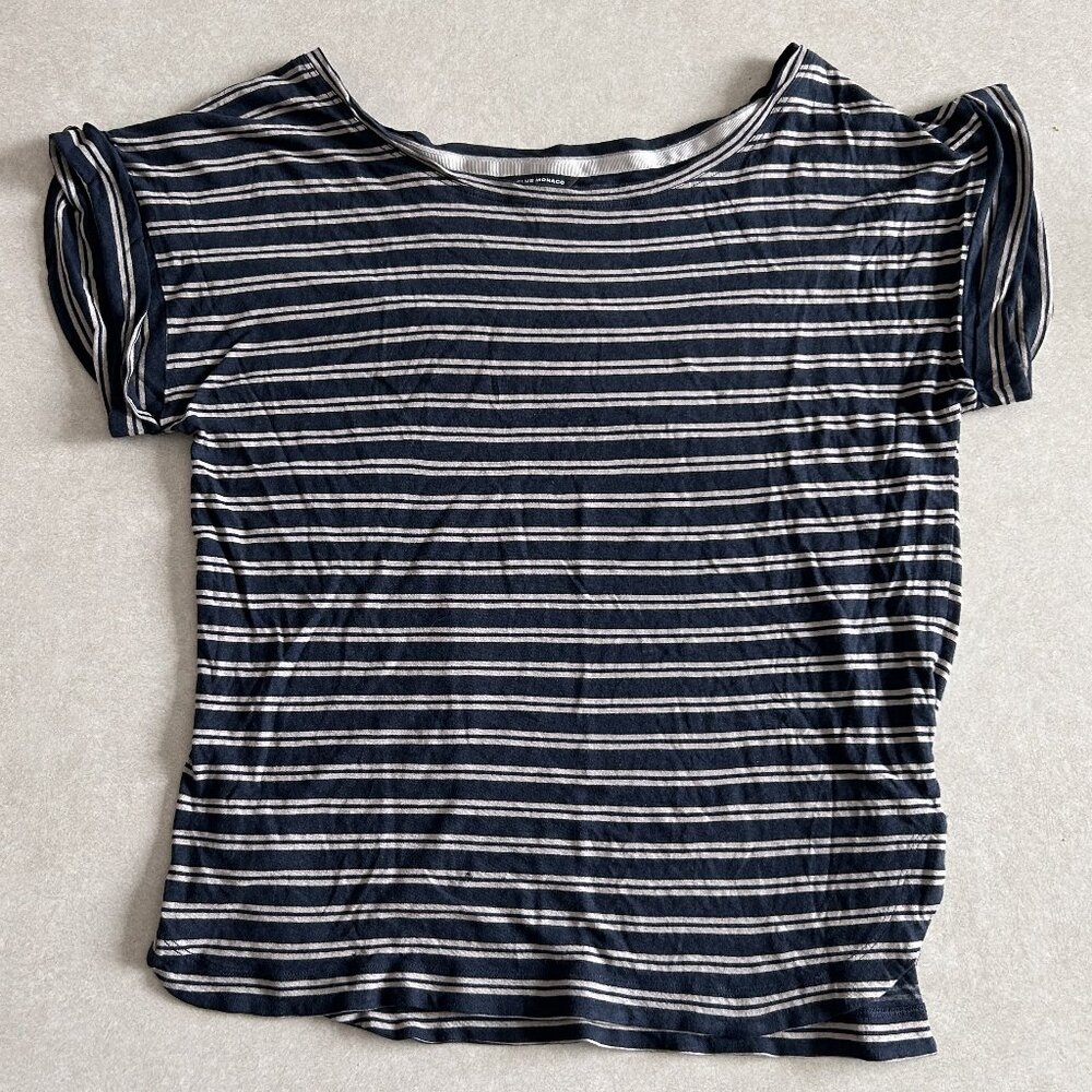 RARE Club Monaco Striped Elsa Tee ALT ASO Clary Fray - Picture 3 of 7